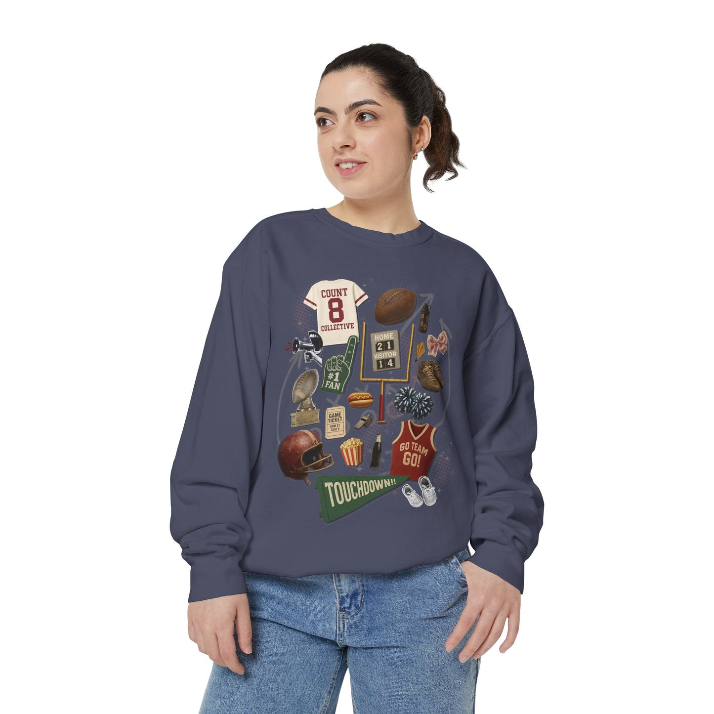 VARSITY VIBES CREWNECK