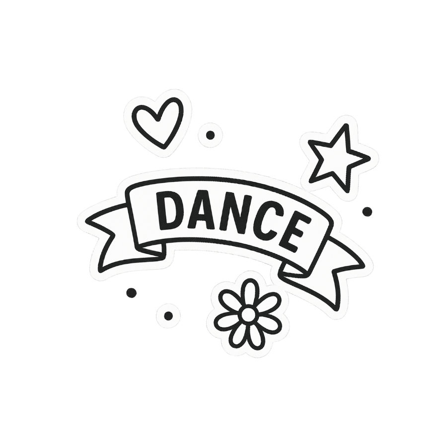 BLACK & WHITE STICKERS