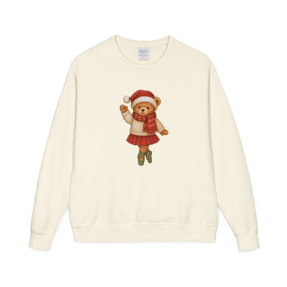 Holiday Bear Sweatshirt — Cute Christmas Teddy Bear Crewneck