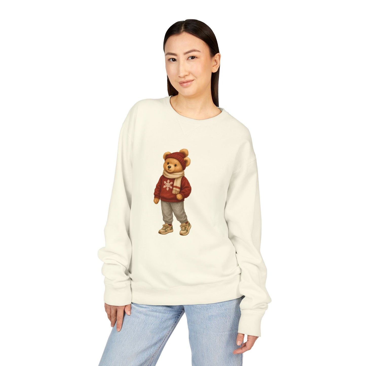 Bear in Cozy Sweater Crewneck Sweatshirt