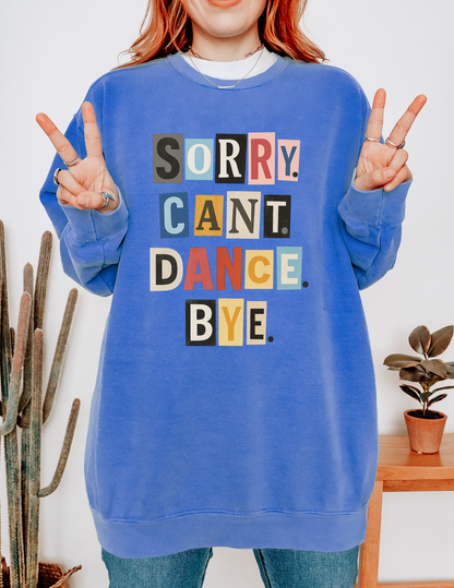 SORRY.CANT.DANCE.BYE