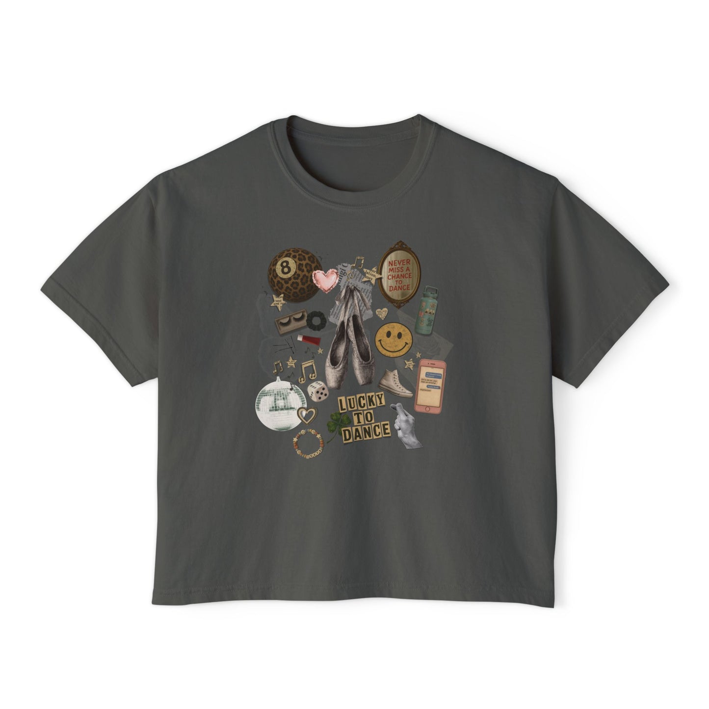 DANCER VINTAGE VIBES CROPPED-TEE