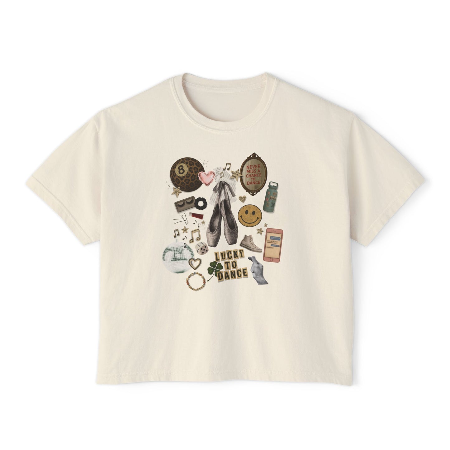 DANCER VINTAGE VIBES CROPPED-TEE