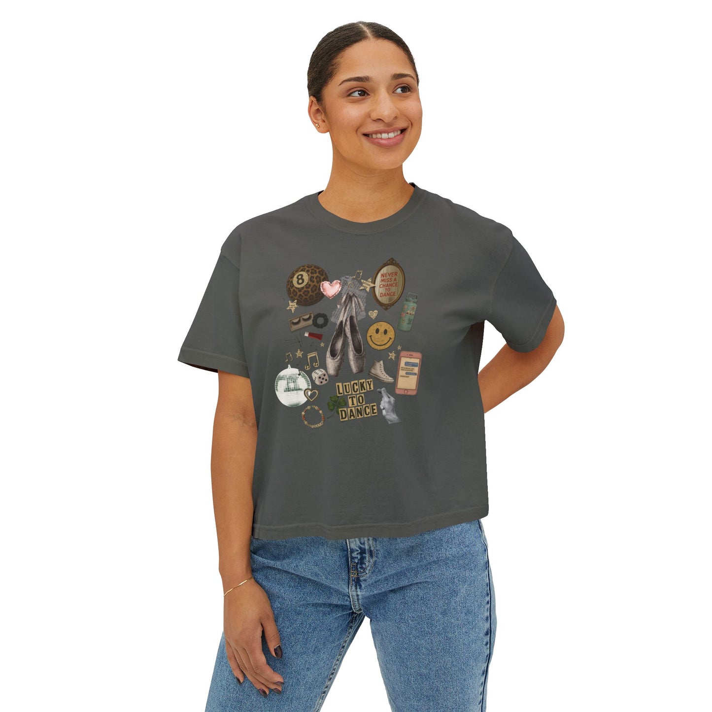 DANCER VINTAGE VIBES CROPPED-TEE