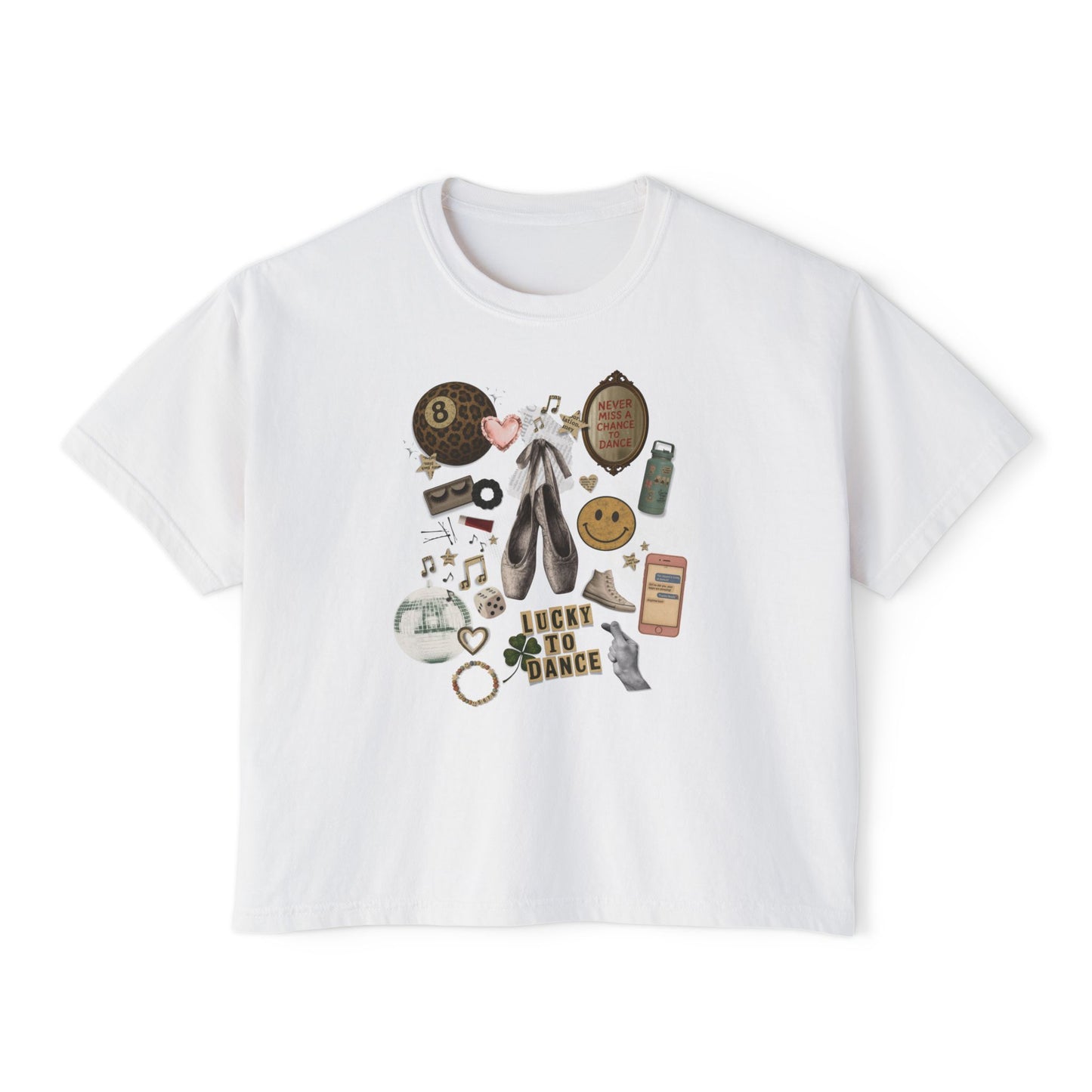DANCER VINTAGE VIBES CROPPED-TEE