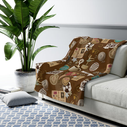 THE DANCE GRANDMA-SHERPA BLANKET