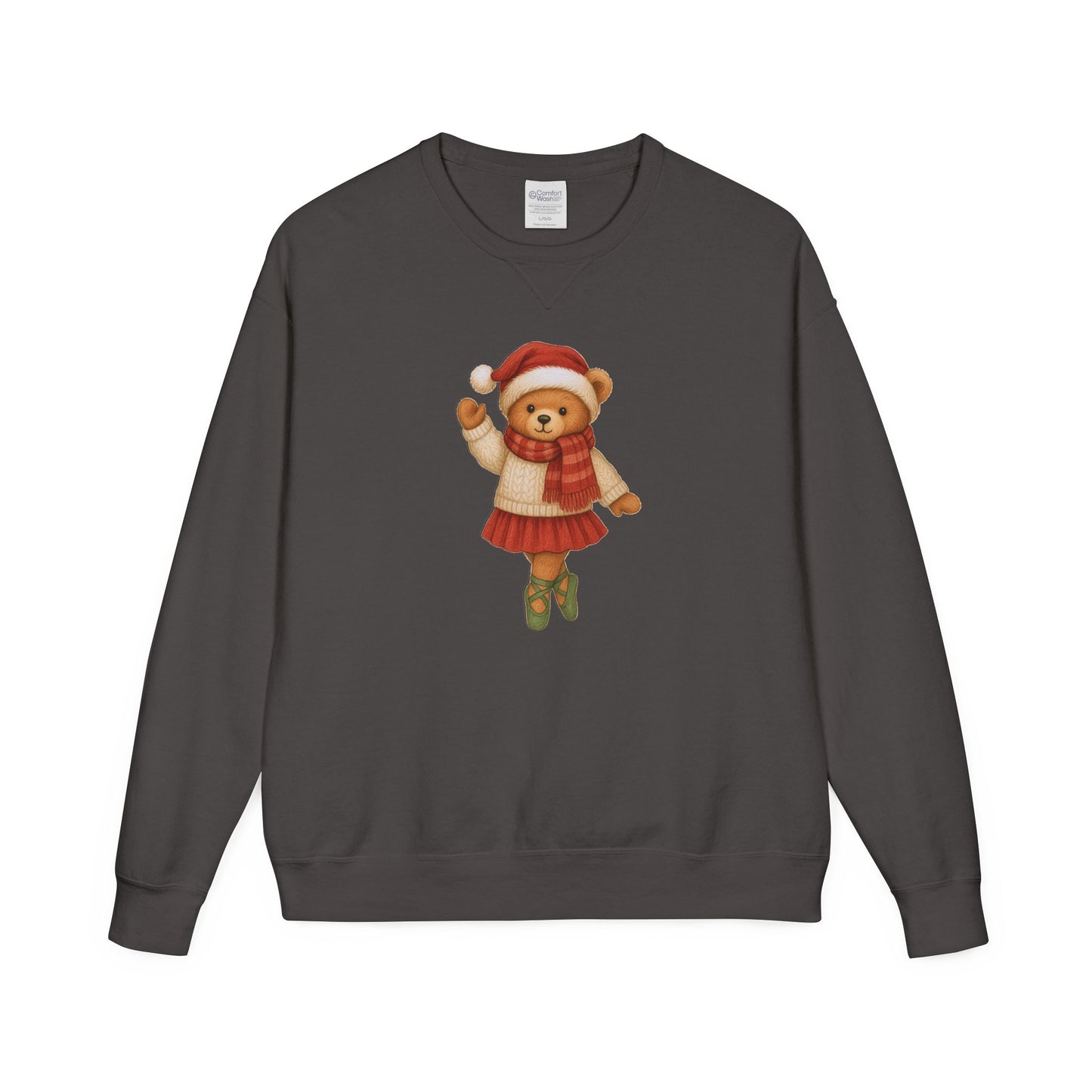 Holiday Bear Sweatshirt — Cute Christmas Teddy Bear Crewneck