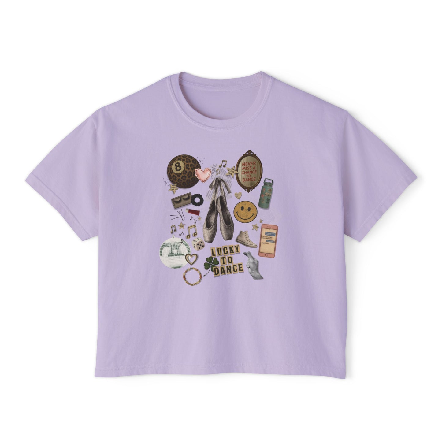 DANCER VINTAGE VIBES CROPPED-TEE