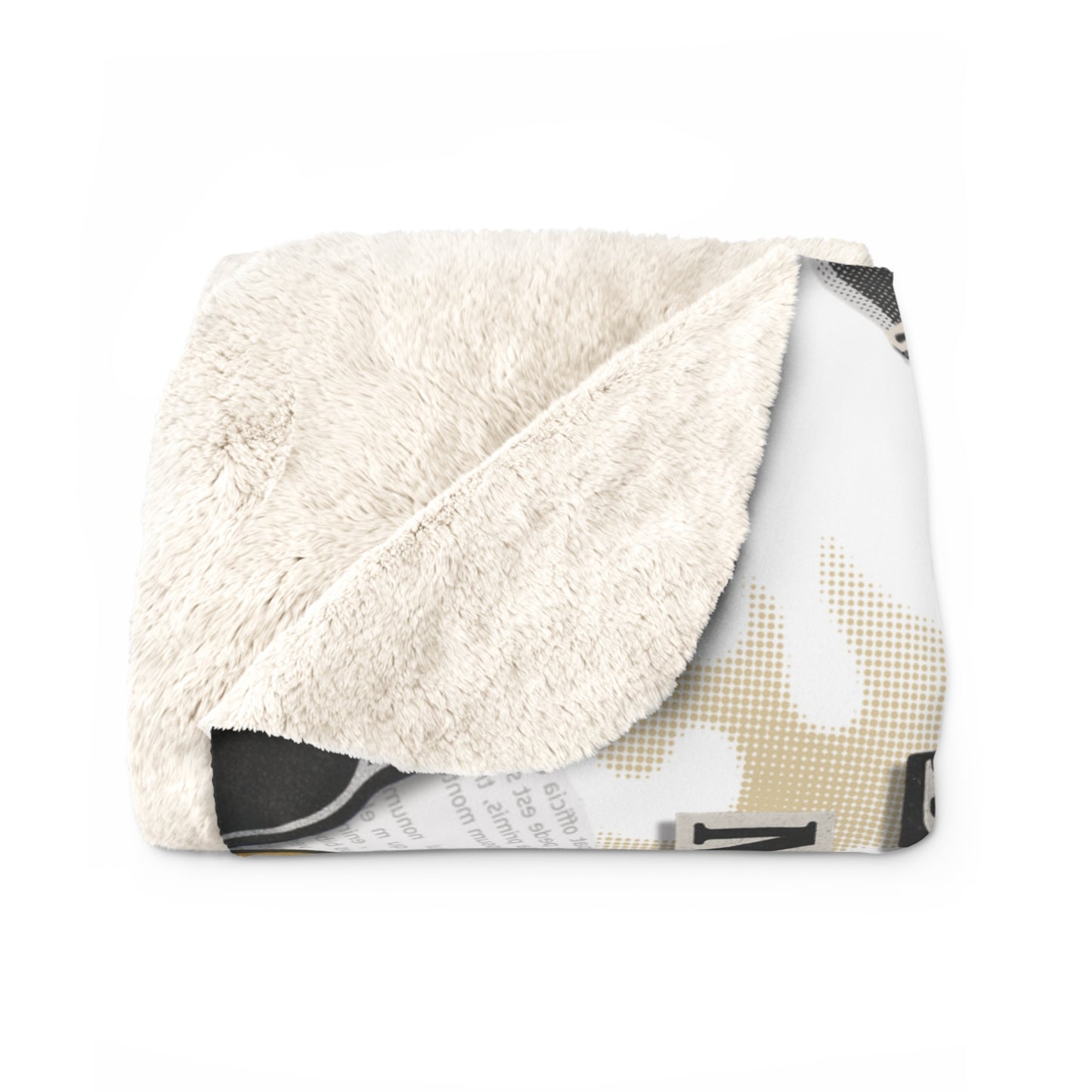 THE DANCE MOM-WHITE SHERPA BLANKET