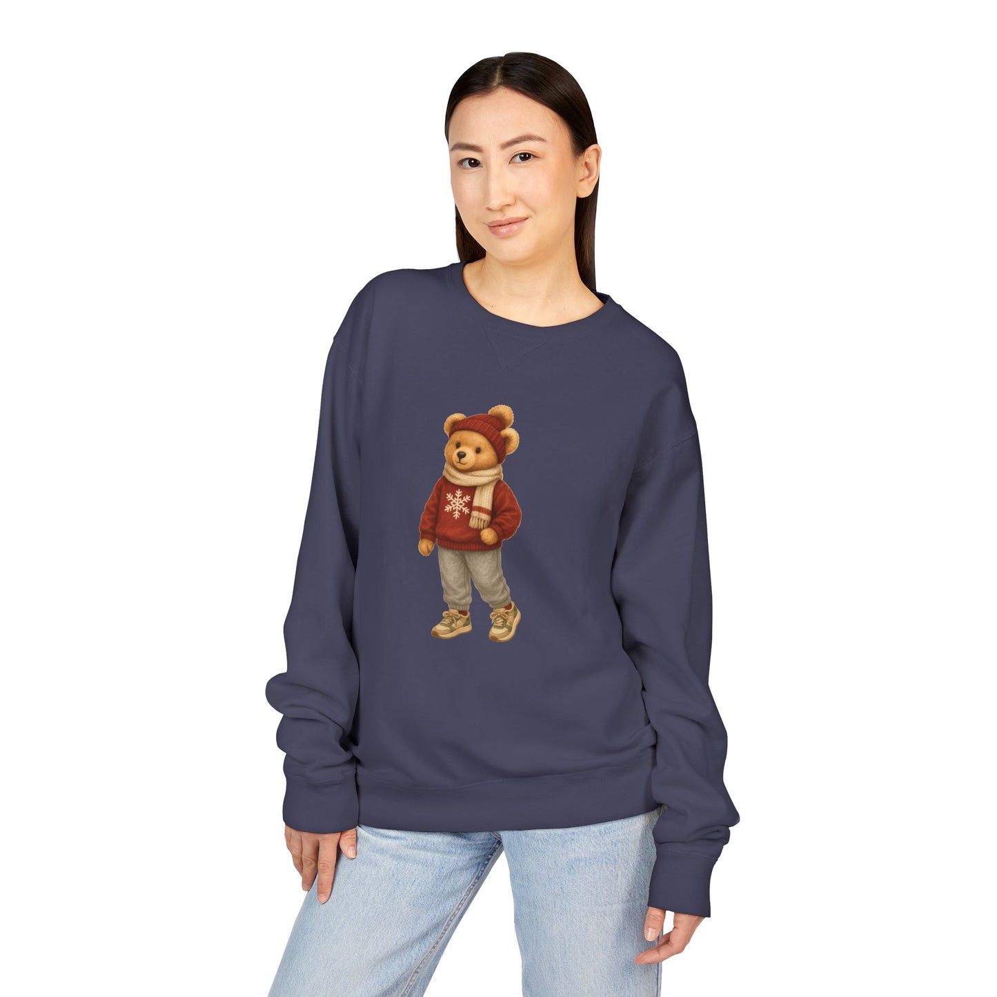 Bear in Cozy Sweater Crewneck Sweatshirt