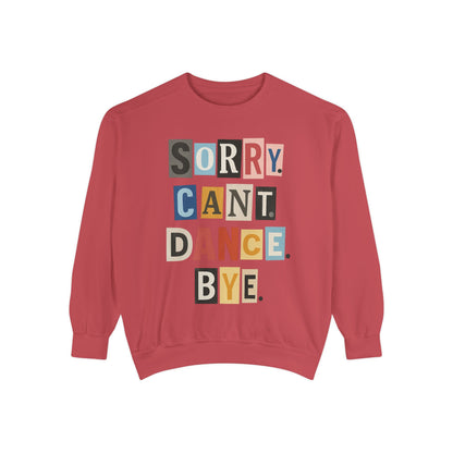 SORRY.CANT.DANCE.BYE